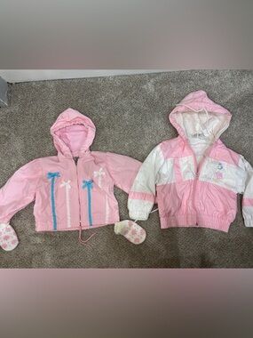 Vintage Baby Girl/Toddler Girl Coats Jackets Windbreakers Beatrix Potter Duck